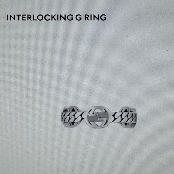 💚Interlocking G Ring - Size 12 (US size 6)💚 - Picture 6 of 6
